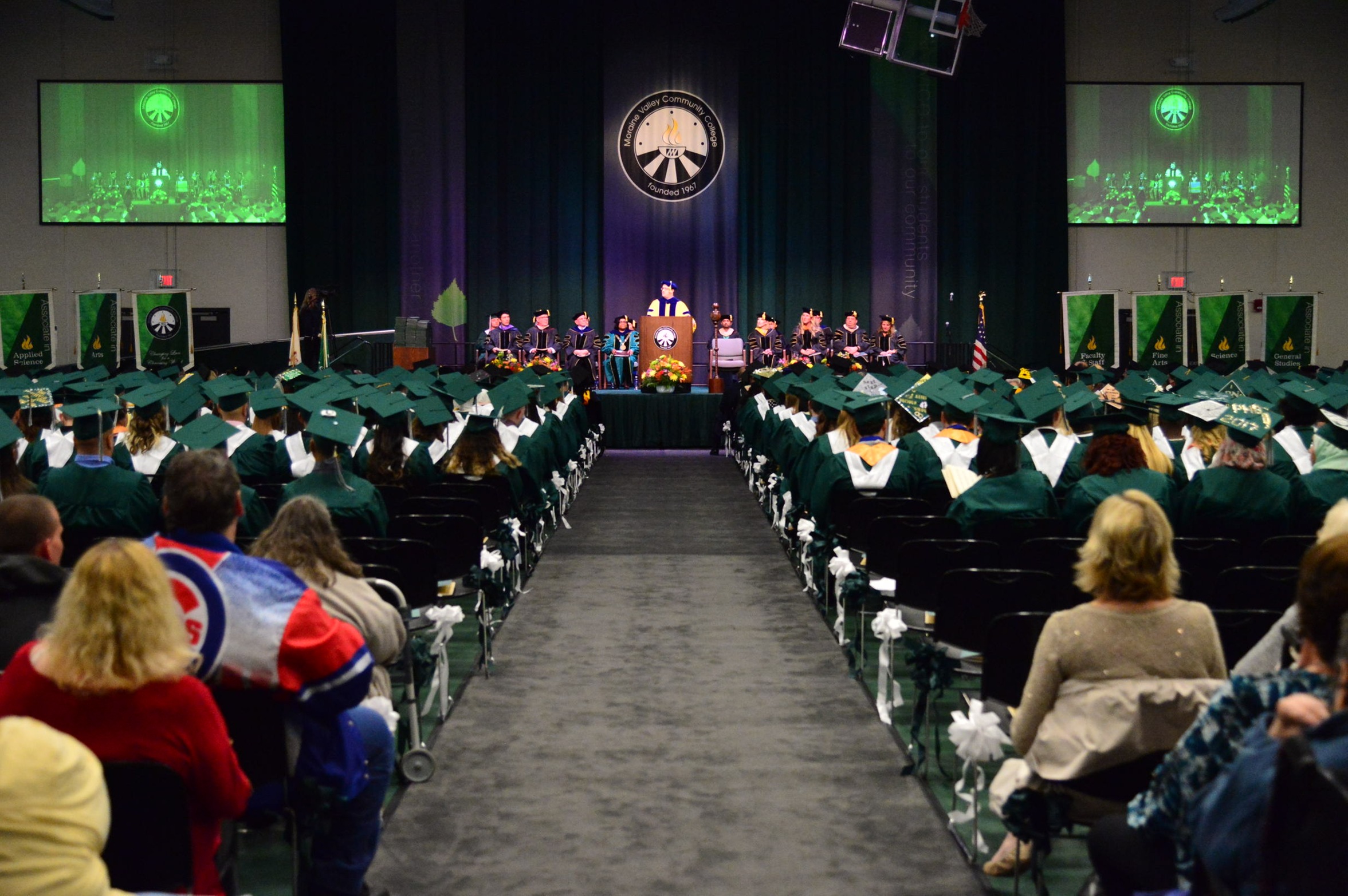 A photo of graduation.